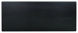 Safavieh Couture Rhylee Extendable Dining Table, Black