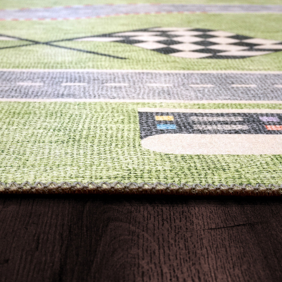 Kidz Speedway Area Rug, 4'x6'