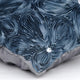 Gray Decorative Pillow Covers 22"x22" Silk, Gray Floral Robe