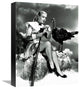 "Doris Day with a Thanksgiving Turkey" Canvas Giclee, 12"x16"