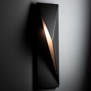 Carbon Outdoor Sconce, 24.9", Coastal Black, Right Orientation