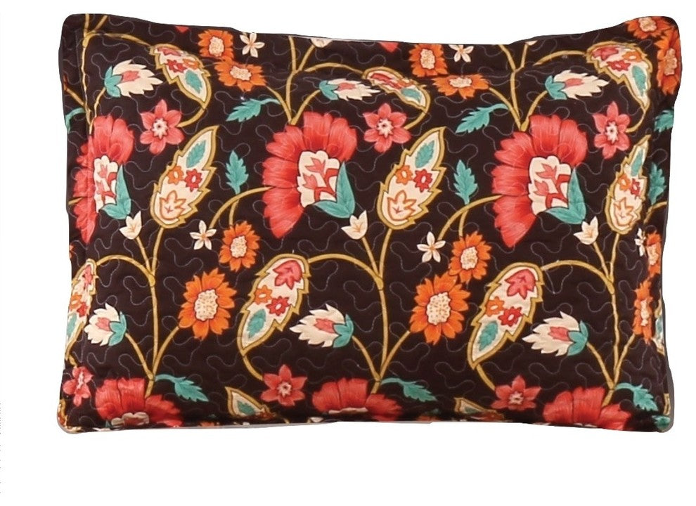Marigold Garden Reversible Patchwork Quilt, Multicolor, King