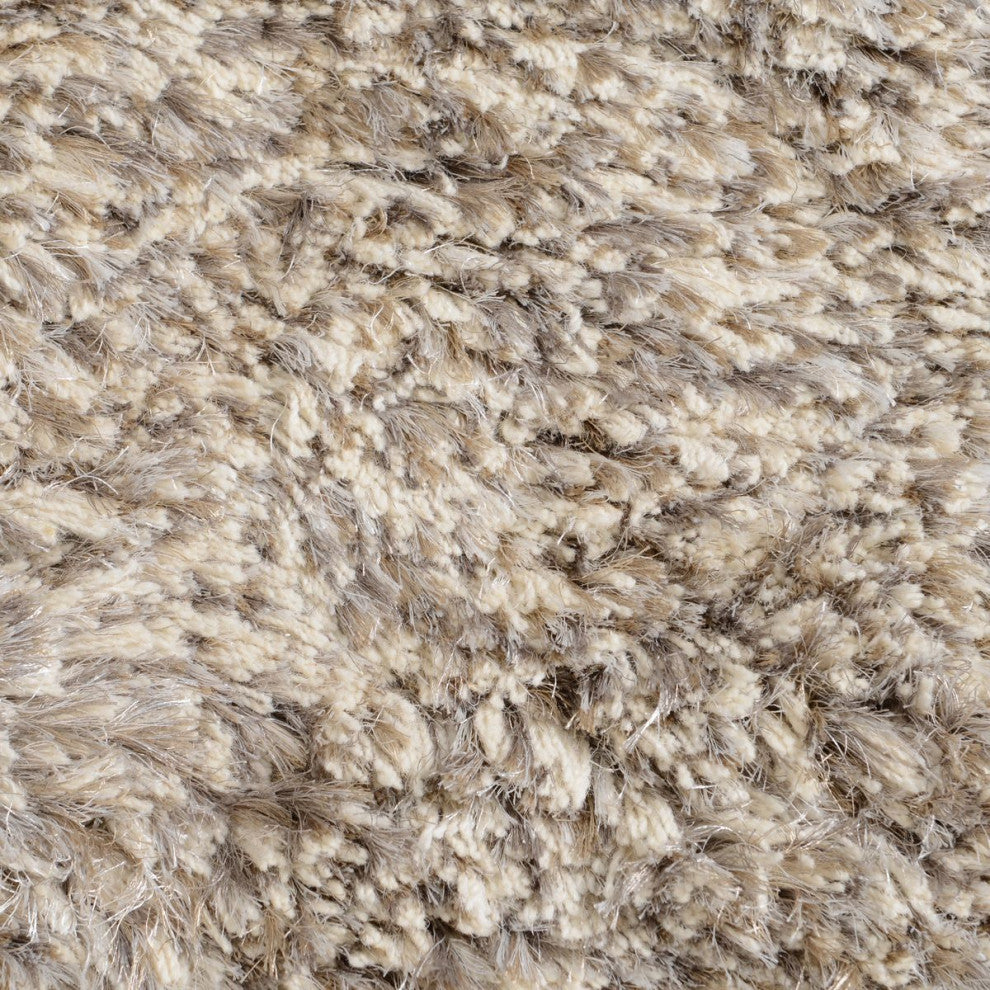 Classic Home The Ritz Shag Light Gray Rug, 9'x12'