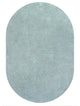 Haze Solid Low-Pile Light Blue 5 ft. x 8 ft. Oval Area Rug
