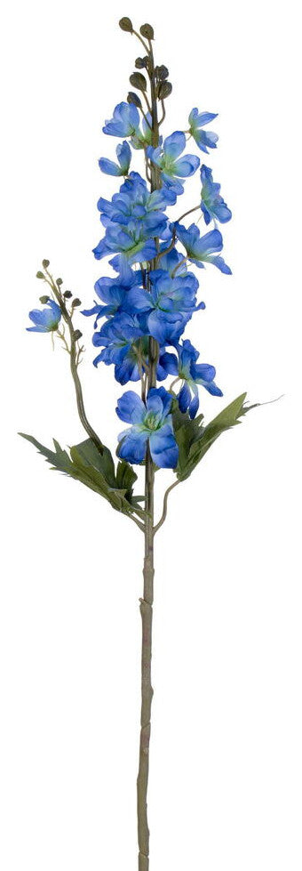 Vickerman 33" Artificial Blue Larkspur Spray. 3 Stems, A Bag.