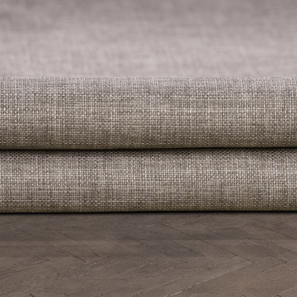 Hummingbird Brown Italian Faux Linen Fabric Sample, 4Wx4L