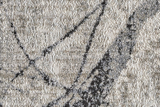 Weave & Wander Kiba Charcoal/Gray Rug, 4'3"x6'3"