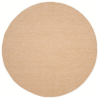 Safavieh Courtyard 8' X 11' Power Loomed Rug in Natural and Cream