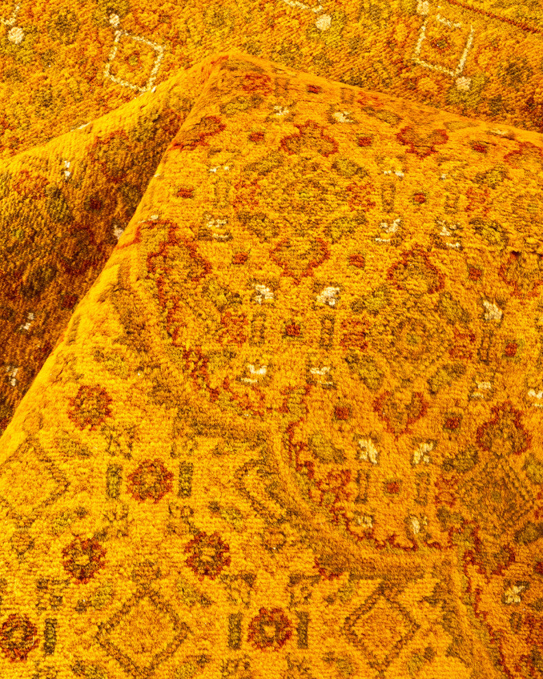 Fine Vibrance, One-of-a-Kind Handmade Area Rug Black, 18'7"x11'10"