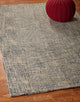 5'x8' Charcoal Interwoven Maze Area Rug