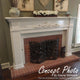 11"W  x 15 3/4"H x 1 1/8"P Versailles Large Ribbon with Bow Onlay, Left