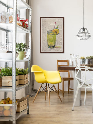 "Orange Cocktail" Framed Painting Print, 16"x24"