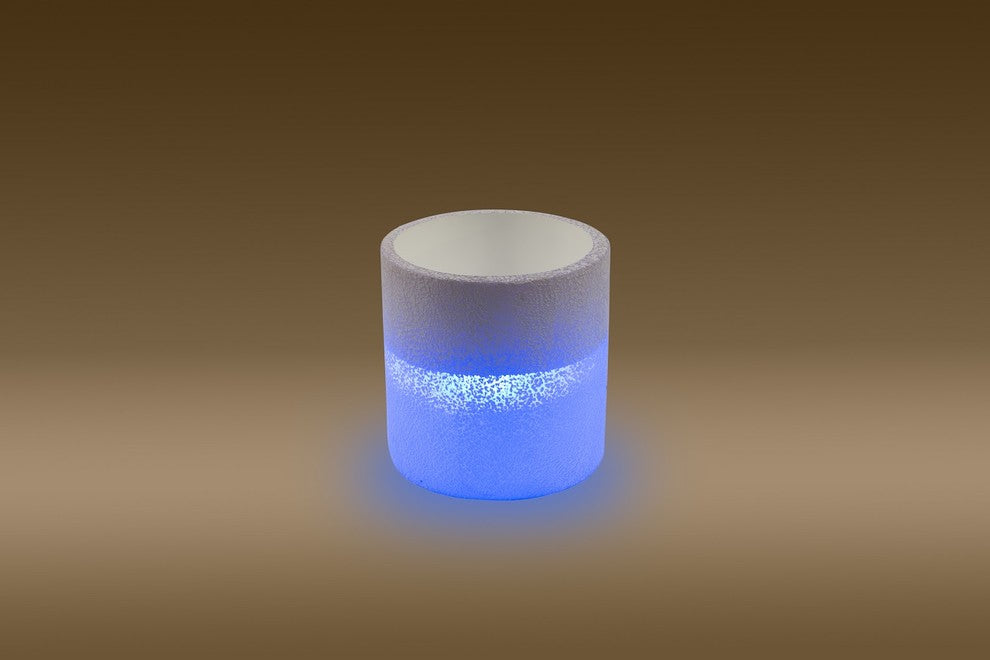 Round Planter with Plato White