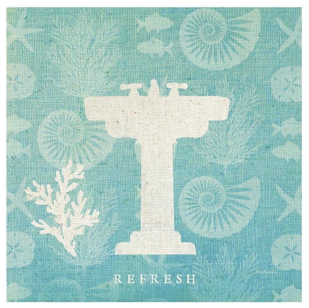 "Pacific Bath III" Digital Paper Print by Studio Mousseau, 32"x32"