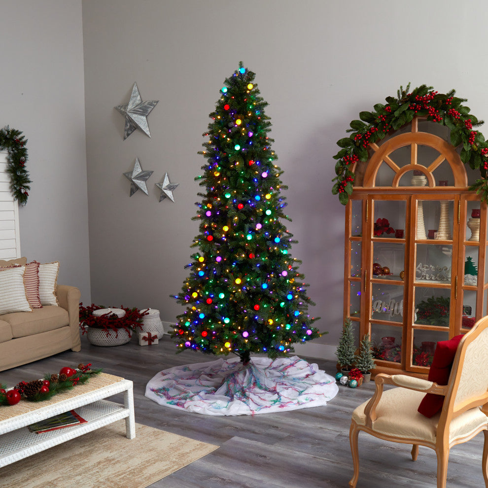 Nearly Natural T3519 8.5' Montana Mountain Fir Artificial Christmas Tree