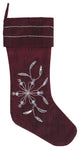 Vickerman Qtx17122 Decorative 8"X19" Silver Sparkle Christmas Stocking