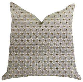 Circular Ringed Luxury Throw Pillow, 22"x22"