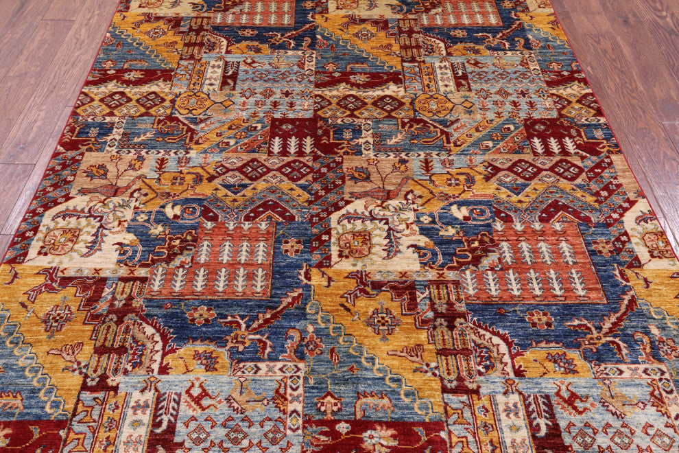 Hand Knotted Super Kazak Wool Rug 5' 7" X 7' 11" Q10951