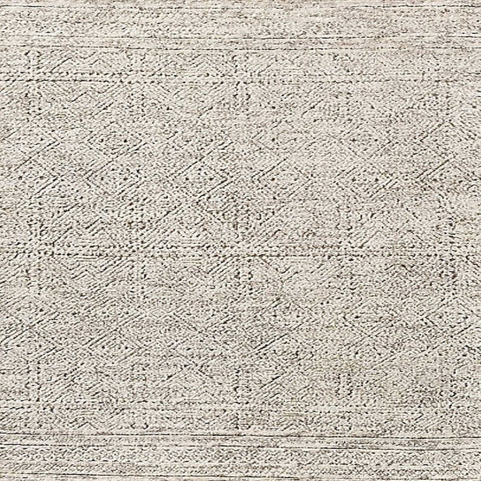 Ahgly Company Indoor Square Mid-Century Modern Area Rugs, 3' Square