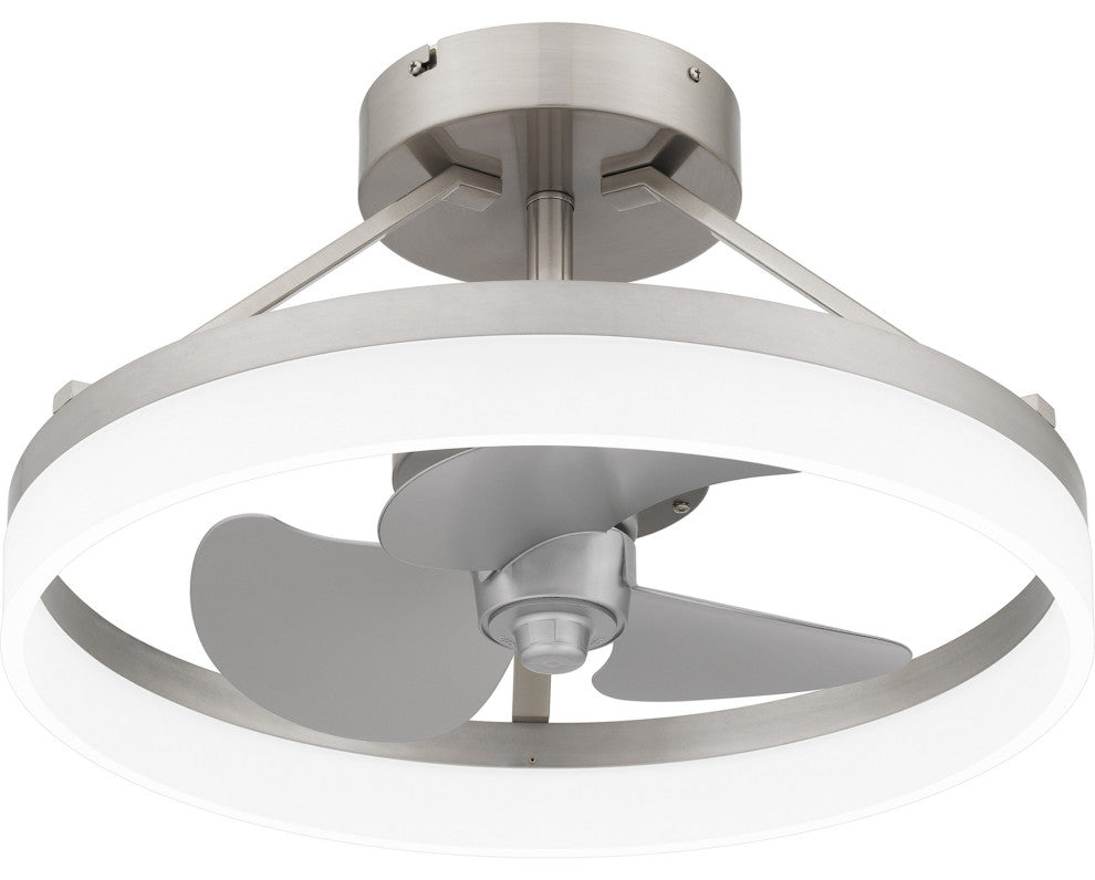Quoizel PCOH3120 Cohen 19.75" 3 Blade Indoor LED Ceiling Fan - Brushed Nickel