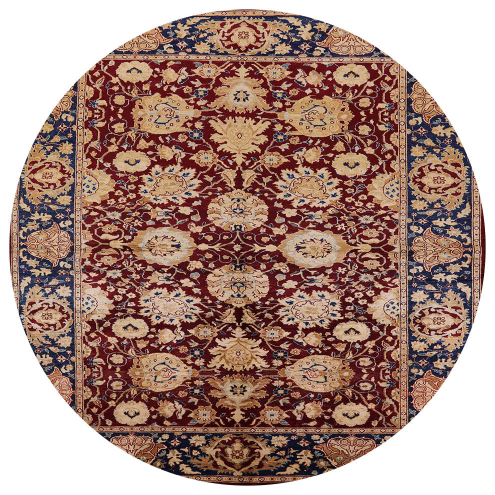 Ahgly Company Indoor Round Mid-Century Modern Area Rugs, 3' Round