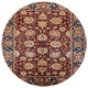Ahgly Company Indoor Round Mid-Century Modern Area Rugs, 3' Round