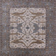 Ahgly Company Indoor Square Mid-Century Modern Area Rugs, 6' Square
