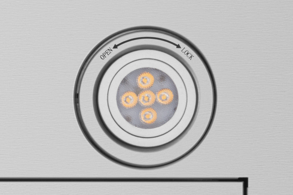 Hauslane | Chef Series Range Hood IN-R100 Recessed Style Kitchen Extractor