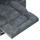 GDF Studio Raymond Steel Gray Fabric Glider Recliner