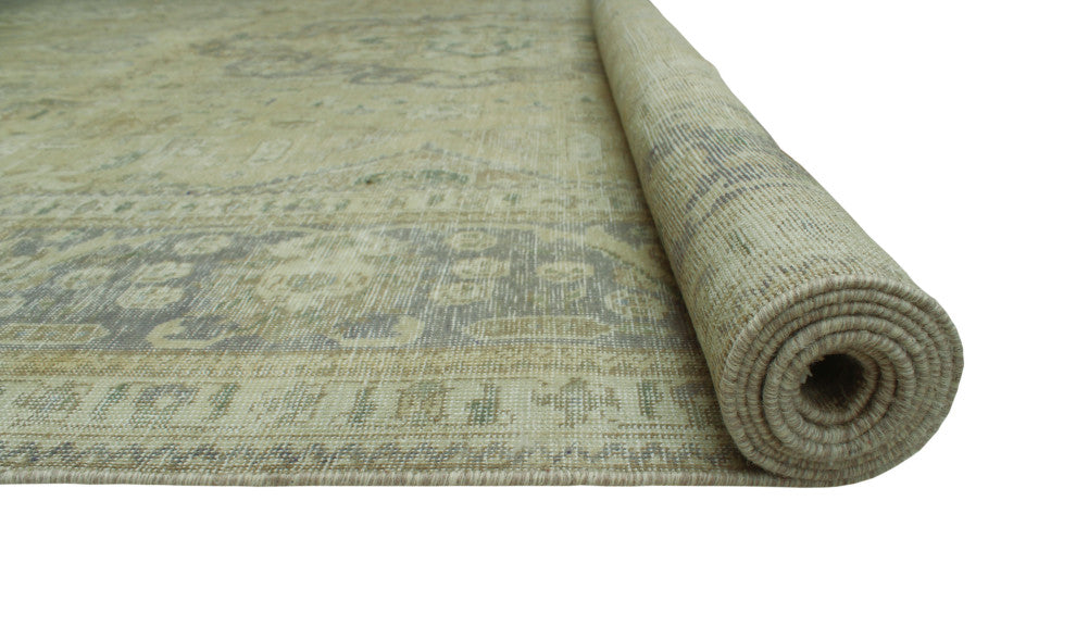 Fine Vintage Distressed Scarlett Beige Rug