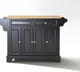 LaFayette Natural Wood Top Kitchen Island