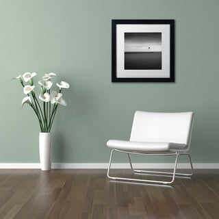 'Erieau 1' Matted Framed Canvas Art by Dave MacVicar