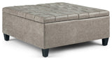 Harrison Coffee Table Storage Ottoman