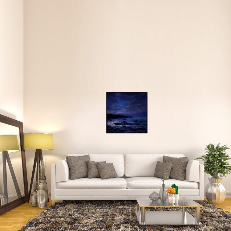 "Insomnia" Framed Canvas Giclee by Sebastien Del Grosso, 31x31"
