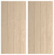 Rustic 4 Board Joined B-N-B Faux Wood Shutters, Sandblasted, 22x74"
