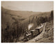 "Marshall Pass, Colorado, Westside, 1880-1881" Paper Art, 22"x18"