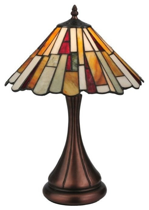 18"H Jadestone Delta Accent Lamp