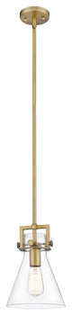 Innovations 411-1S-BB-8CL-LED 1-Light Mini Pendant, Brushed Brass