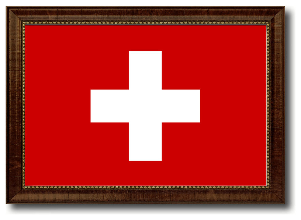 Switzerland Country Flag Canvas Print, 15"x21"