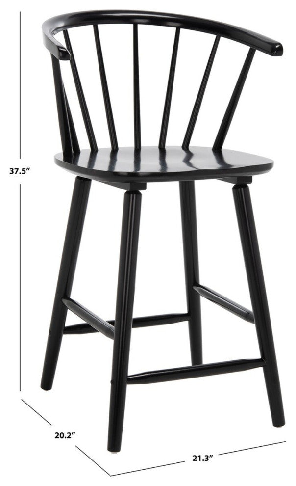 Safavieh Blanchard Counter Stool, Black