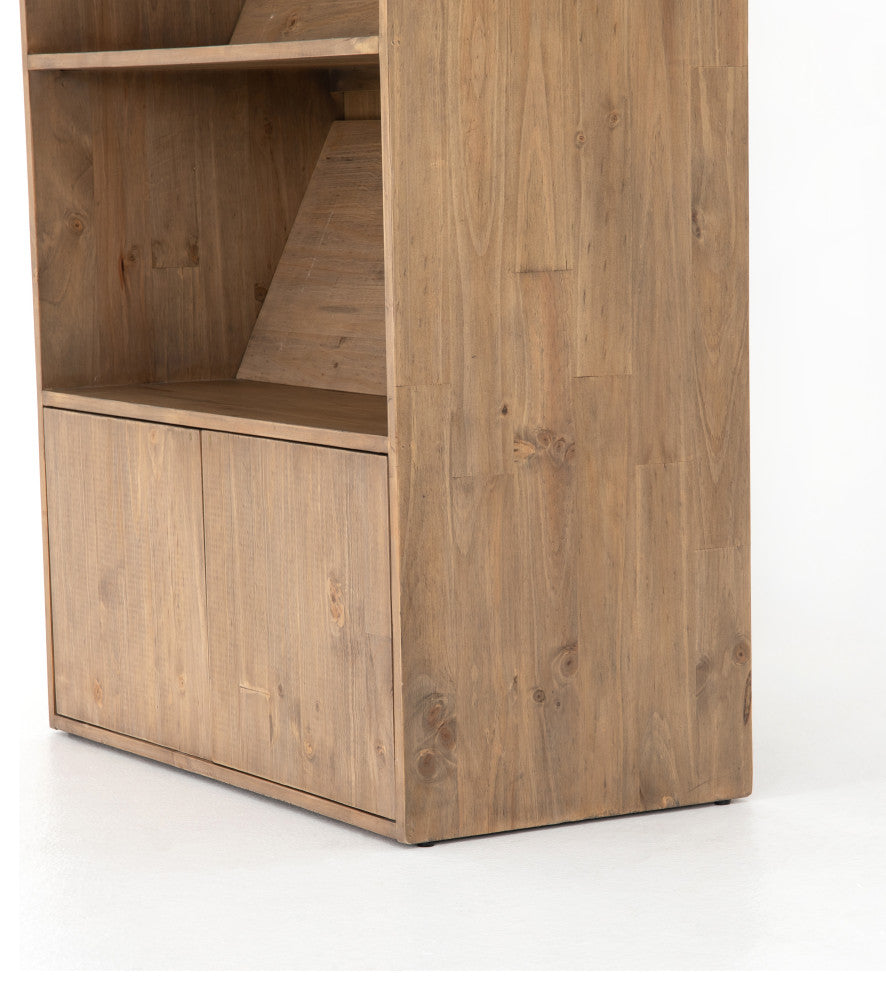 Bane Bookshelf-Smoked Pine