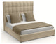 Nativa Interiors Moyra Box Bed, Flax, Ca King, Headboard Height: Medium