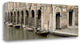 "Canal Boats With Passageway" By Alan Blaustein, Giclee on Gallery Wrap Canvas