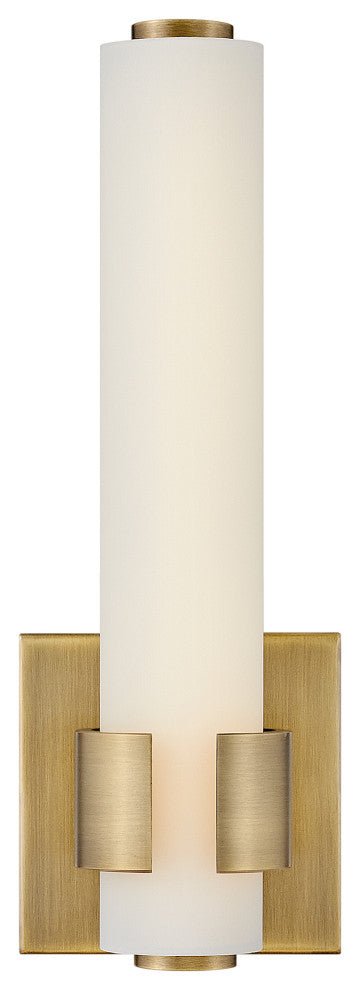 Hinkley Aiden Medium Led Sconce, Lacquered Brass