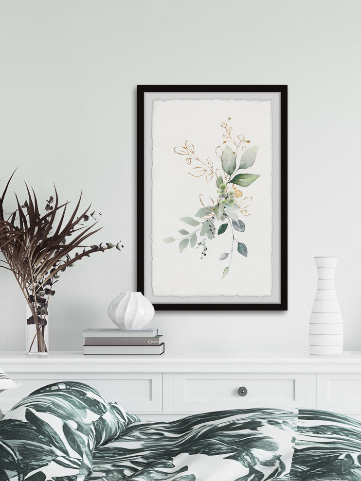 "Bloom With Grace" Framed Painting Print, 24x36