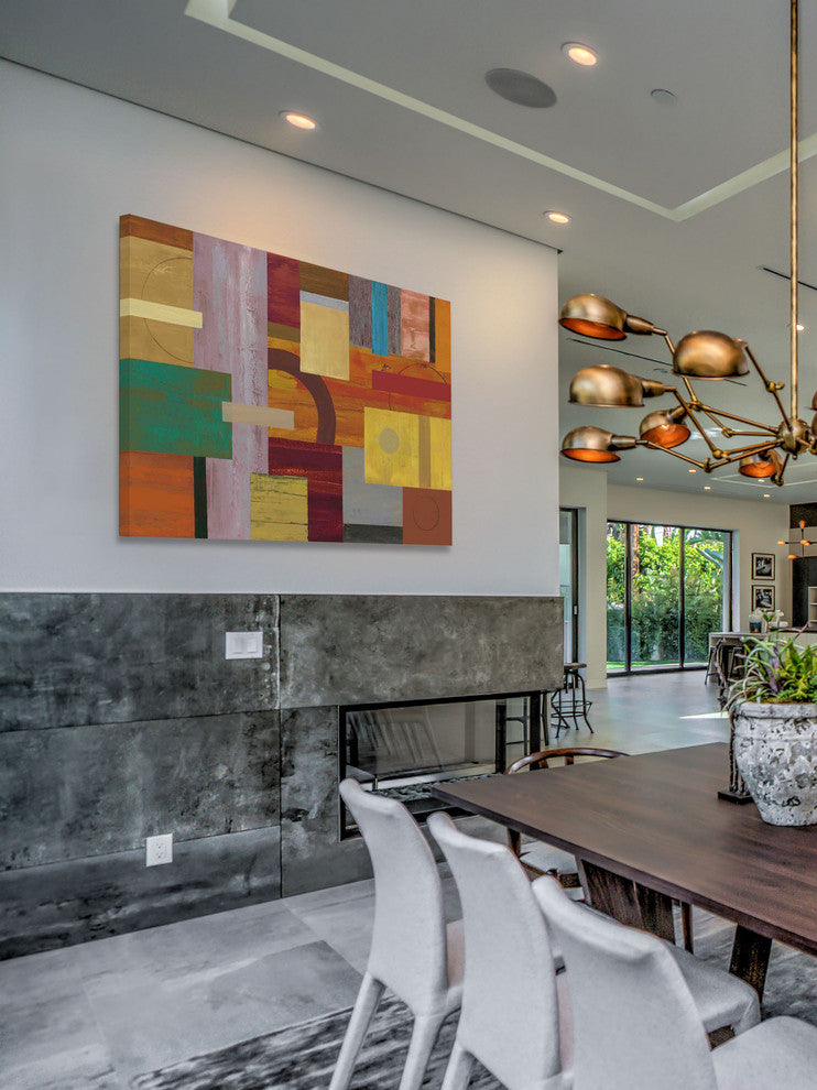 "Marsala Dreams I" Painting Print on Wrapped Canvas by Julie Joy