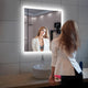 Fogless, Dimmable, Color Temperature Adjustable LED Mirror, 30x36