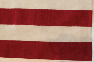 Red Contemporary Modern Modern Flat Weave Area Rug