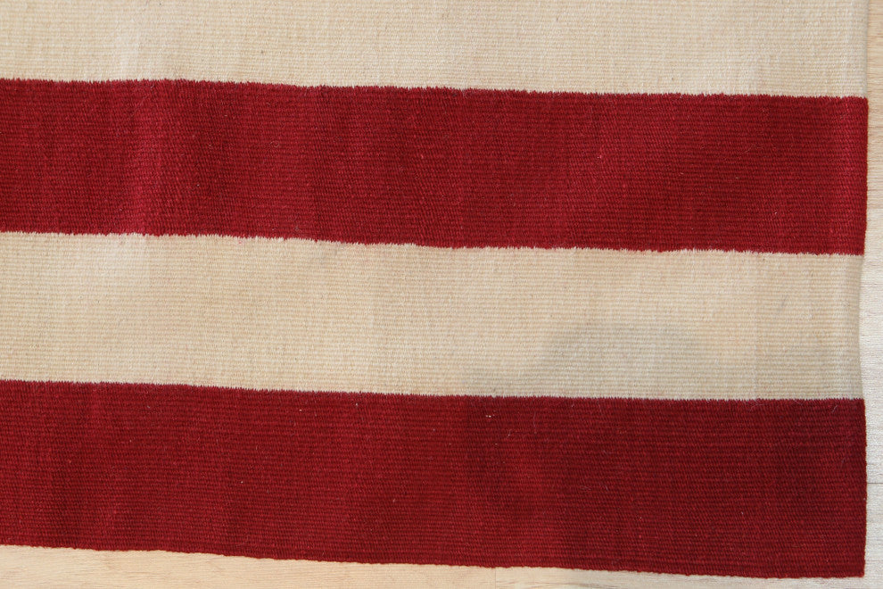 Red Contemporary Modern Modern Flat Weave Area Rug
