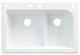 33-in x 22-in Drop-in Radius Granite Kitchen Sink